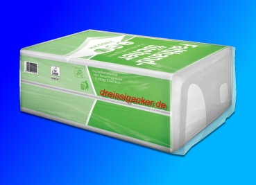 Papierhandtuch Soft 2-lagig grün Interfold 3.200 Blatt