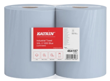 Katrin Industrieputzrolle blau