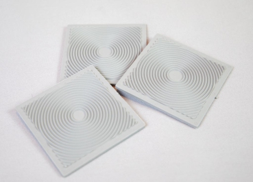 Dämpfer 80x80mm grau