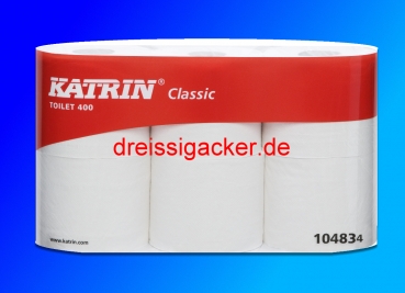 Toilettenpapier Katrin Classic 2-lg. 400 Blatt 42 Rollen