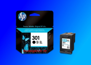 HP Tintenpatrone 301black / schwarz  190 Seiten