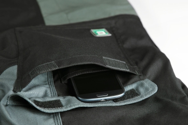 Elysee Canvas Bundhose schwarz/grau