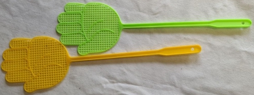 Fliegenklatsche gelb / grün