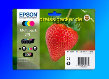 Epson Sparpack 29 schwarz, cyan, gelb, magenta