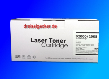 Alternativ Toner B2000 schwarz 2.500 Seiten ersetzt TN2000