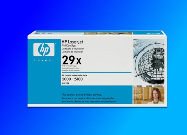 HP Lasertoner 29X black / schwarz