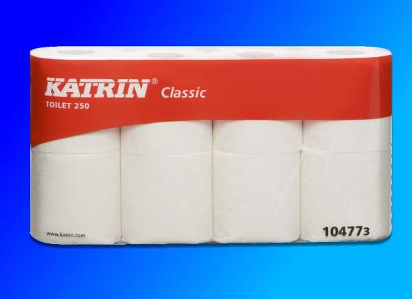 Toilettenpapier Katrin Classic 2-lg. 250 Blatt 64 Rollen
