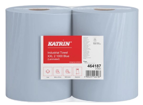 Katrin Industrieputzrolle blau