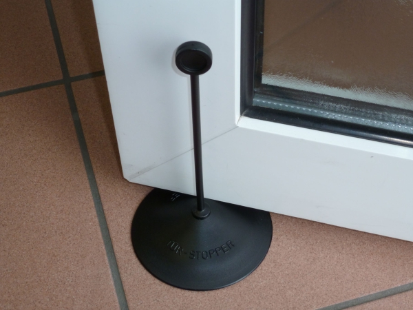 Türstopper im Einsatz