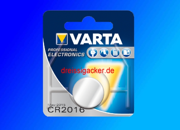 VARTA Electronics CR2016 3V