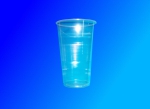 Pastikbecher 400ml mit Schaumrand, transparent, 50 Stück